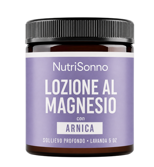 Lozione al Magnesio con Arnica – Piedi, Prima di Dormire